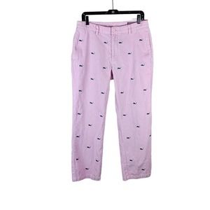 EUC Vineyard Vines w32 L30 Pink Whale Embroidered Corduroy Club Pants Cords